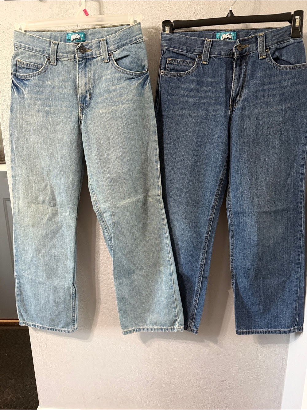 Boy’s Old Navy Loose Fit Straight Leg Jeans- 2 pair
